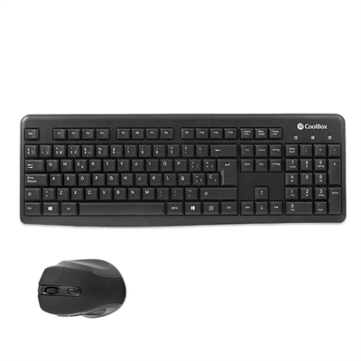 Coolbox Kit Teclado Raton Inalambrico